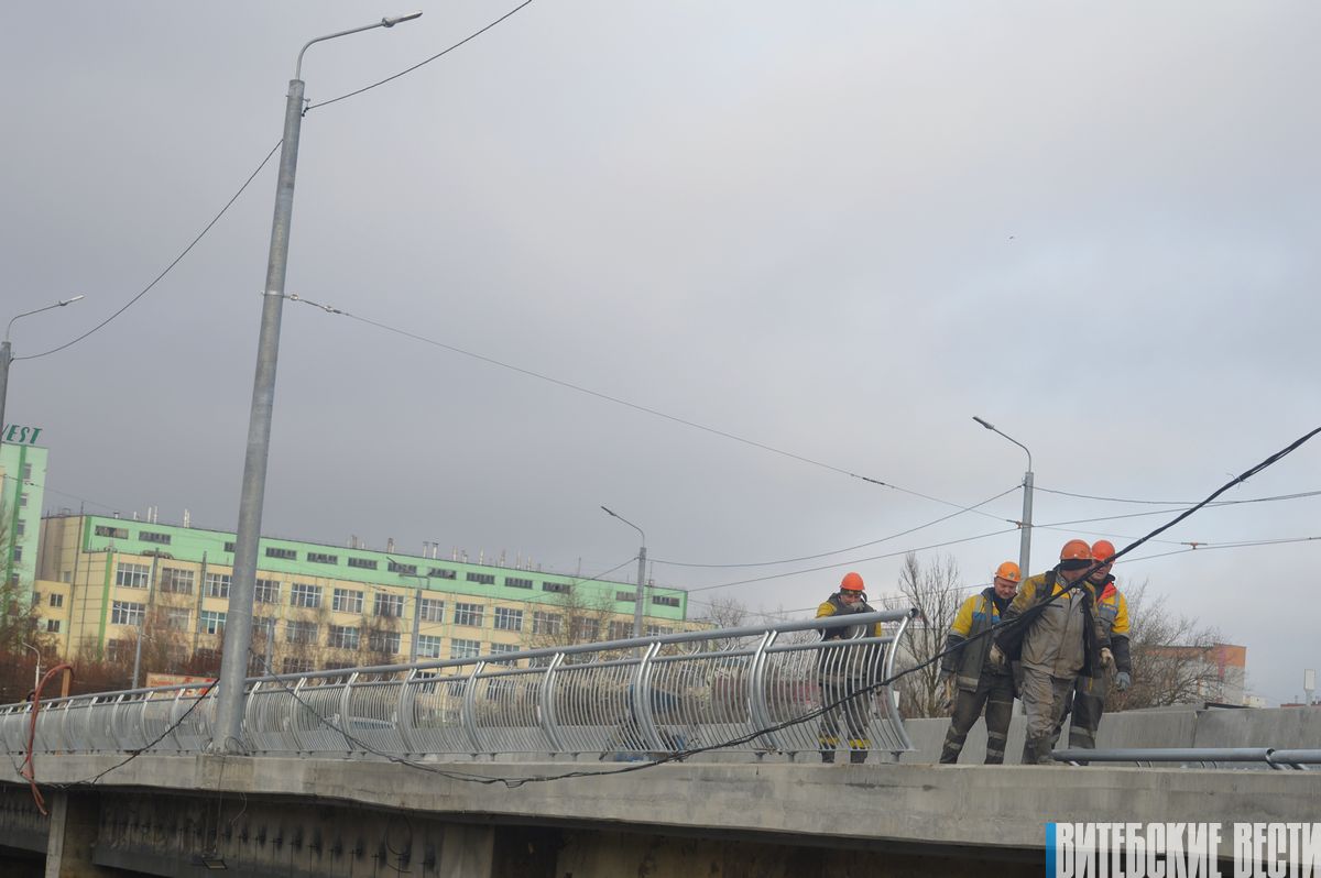 Что осталось сделать в Витебске на реконструкции моста Юбилейный?