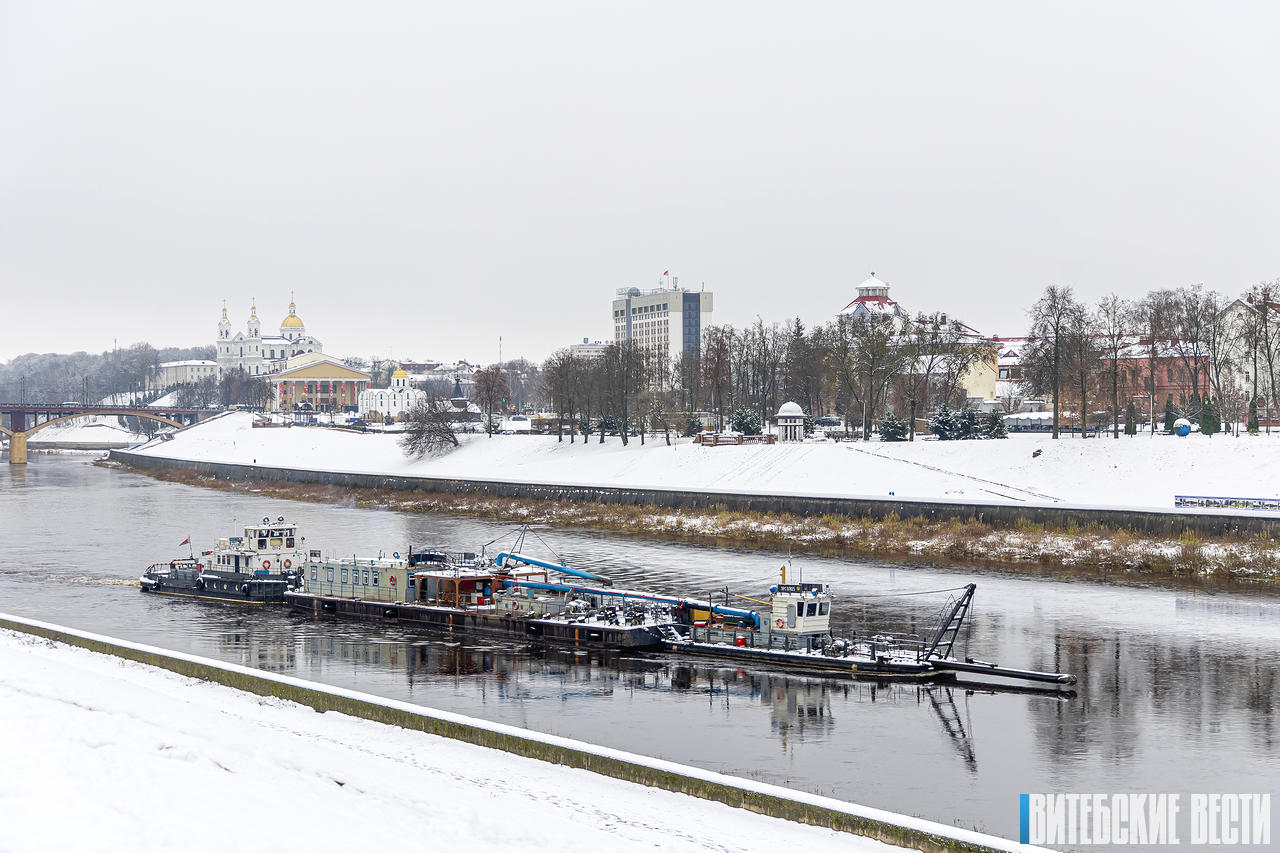 Витебские речники завершают навигацию и ставят суда на прикол