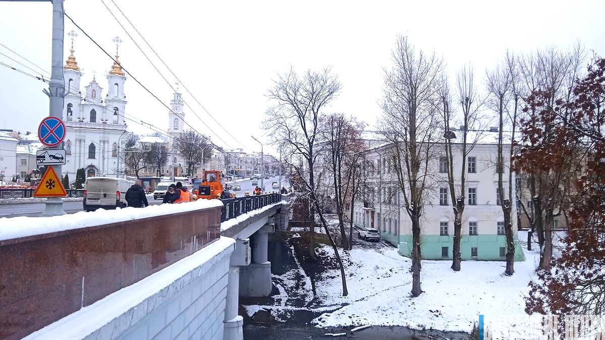 В Витебске планируют ремонт моста в центре города. Когда и что будут делать?