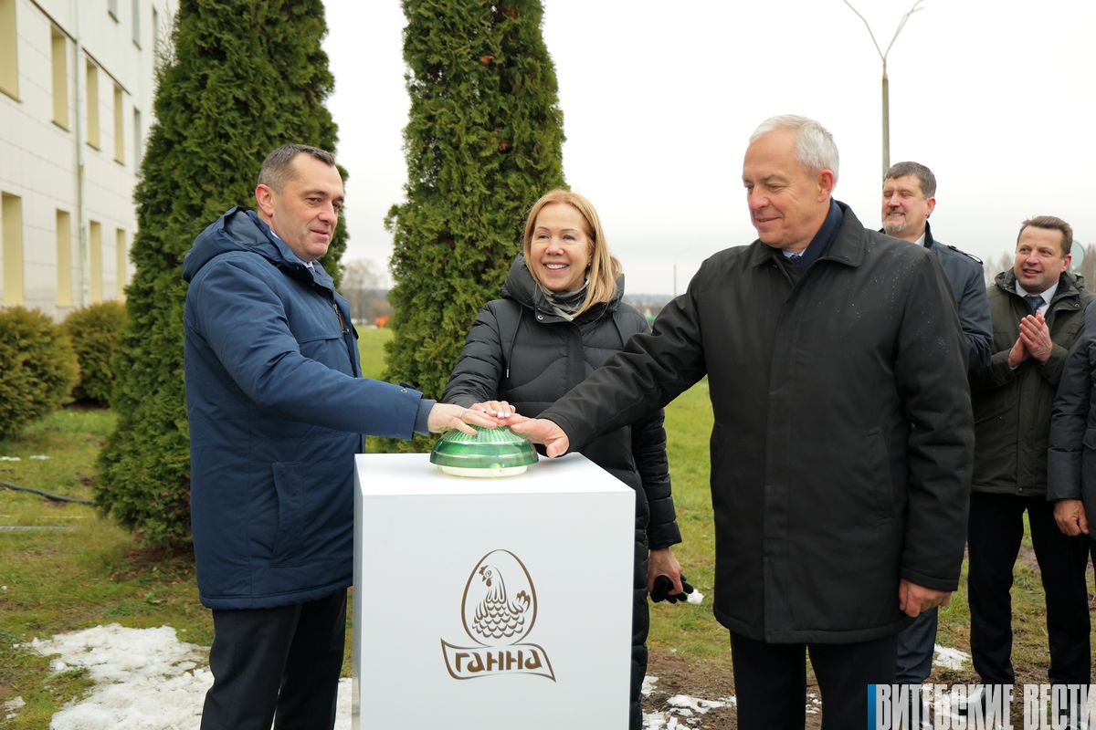 Обновленный комбикормовый цех запустили на Витебской бройлерной птицефабрике 