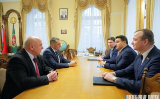 Александр Субботин провел встречу с представителем ЮНИСЕФ в Беларуси Рустамом Хайдаровым