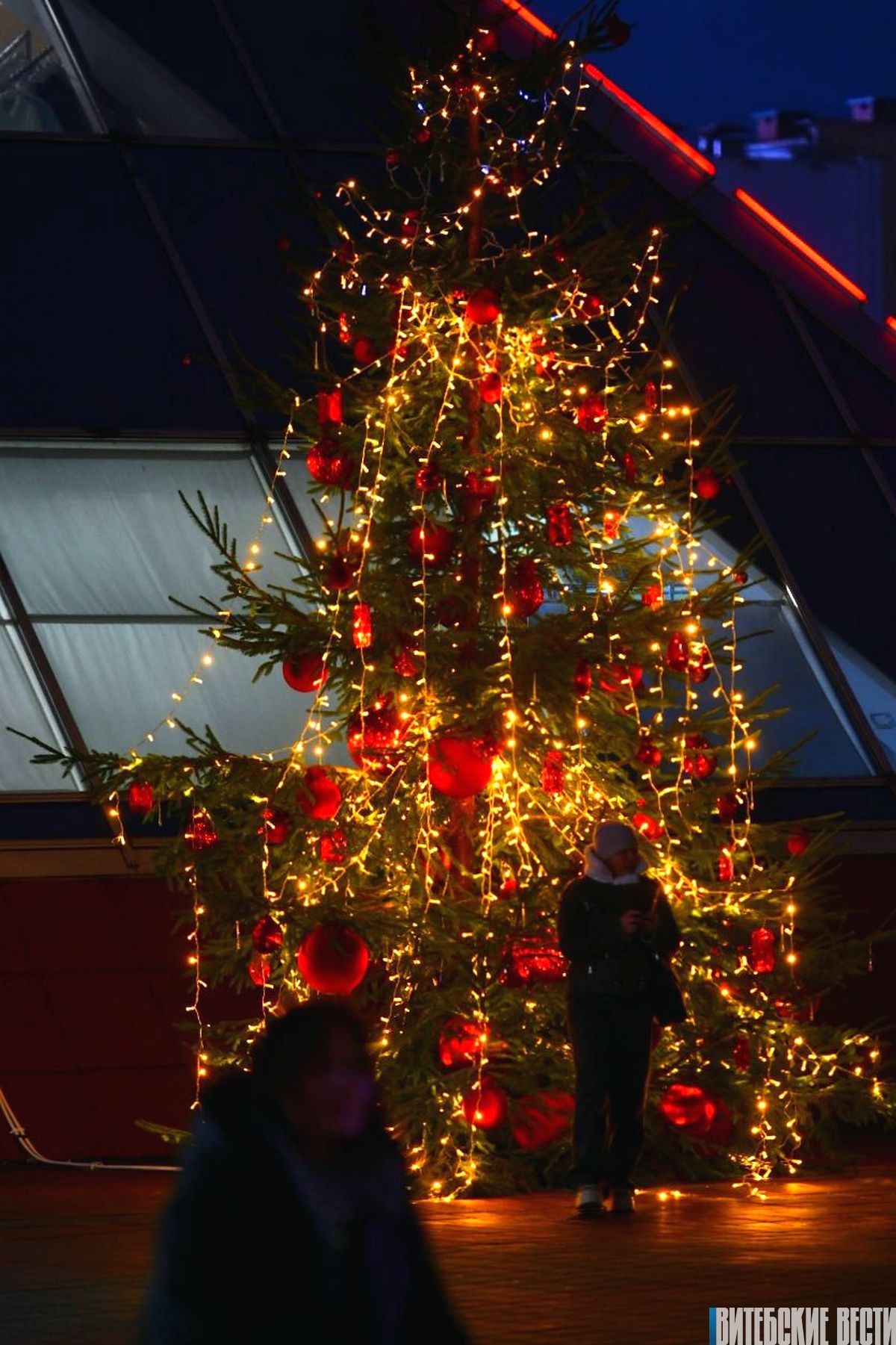 Предновогодняя сказка на улицах Витебска. Фоторепортаж