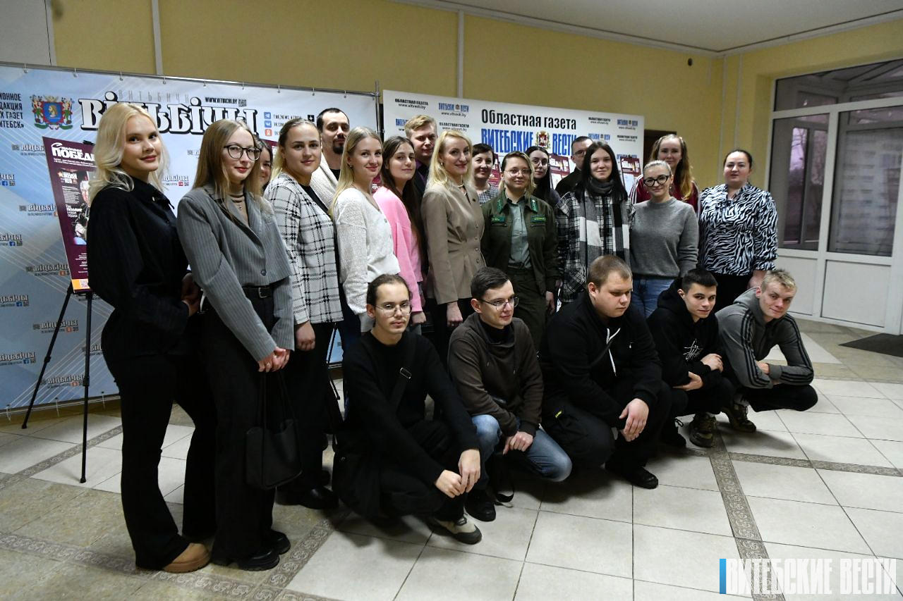 Редакцию областной газеты «Витебские вести» посетили молодые специалисты Ушачского района