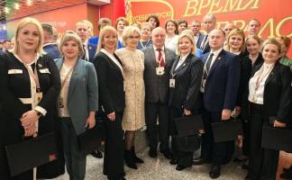 ФОТОФАКТ. Делегация Витебщины во главе с Александром Субботиным прибыла во Дворце Республики