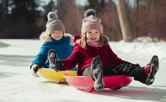 Минздрав призывает соблюдать ряд правил для безопасного катания на горках