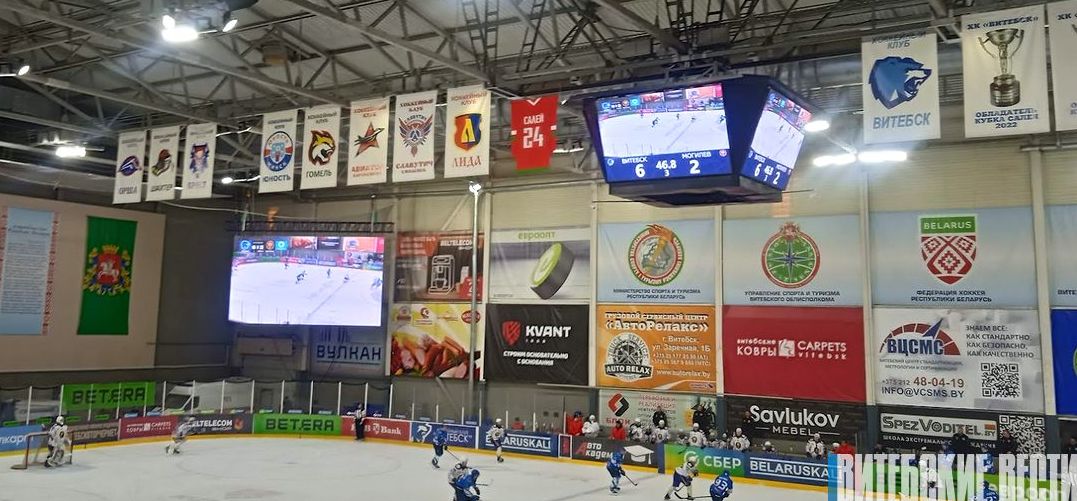 Хоккеисты «Витебска» одержали седьмую победу подряд в чемпионате Беларуси