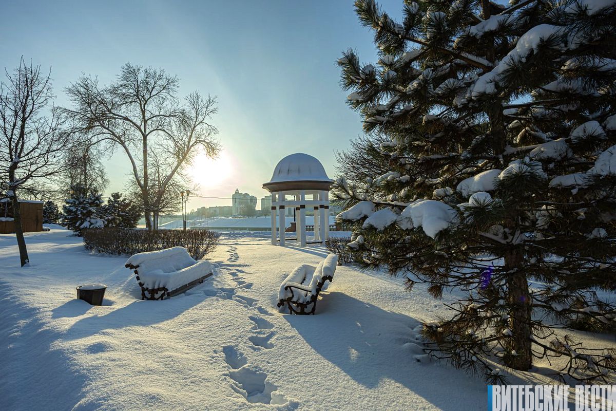 Мороз и солнце - день чудесный. Красота зимнего дня в Витебске в фоторепортаже корреспондента «ВВ» 
