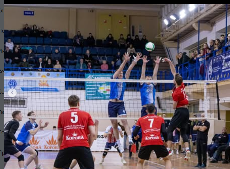 Витебские волейболисты одержали вторую победу подряд в чемпионате Беларуси
