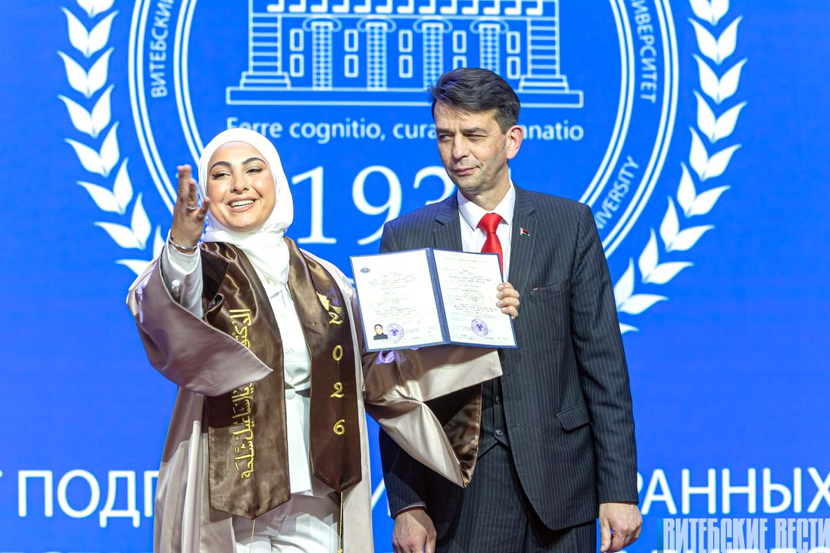 В Витебском государственном медицинском университете состоялся второй зимний выпуск иностранных студентов 