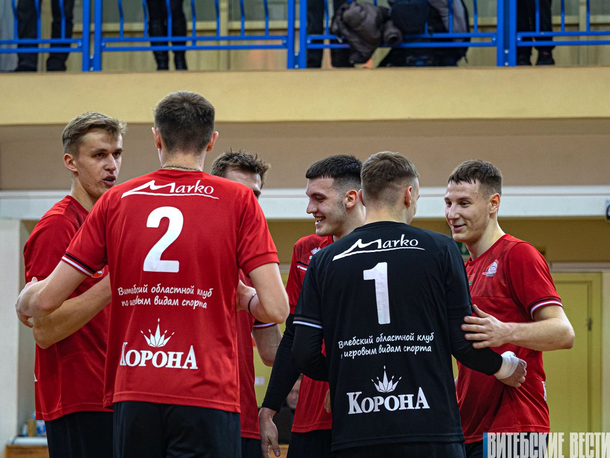 Витебские волейболисты одержали четвертую победу в последних пяти матчах чемпионата Беларуси