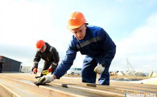 Трудовой десант во главе с Александром Рогожником работает на животноводческом объекте под Витебском