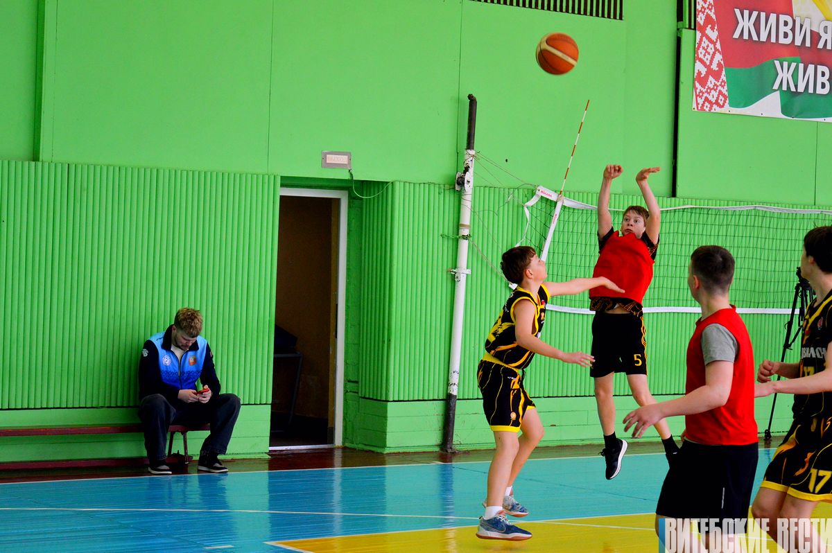 Фоторепортаж. В Витебске прошло первенство области по баскетболу 3x3 среди юношей