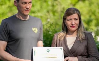«МЛ Витебск» в Лепеле сыграл товарищеский матч с детьми и продолжил свой благотворительный марафон