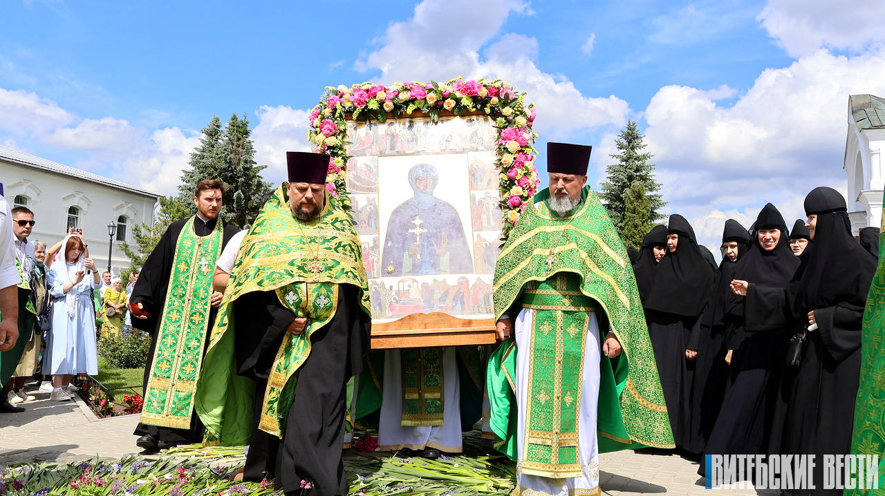 В Полоцке прошли торжества в честь дня памяти преподобной Евфросинии