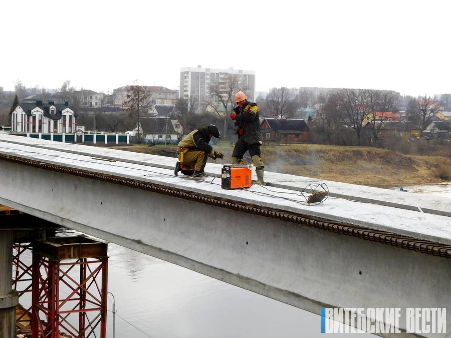 реконструкция моста в Полоцке