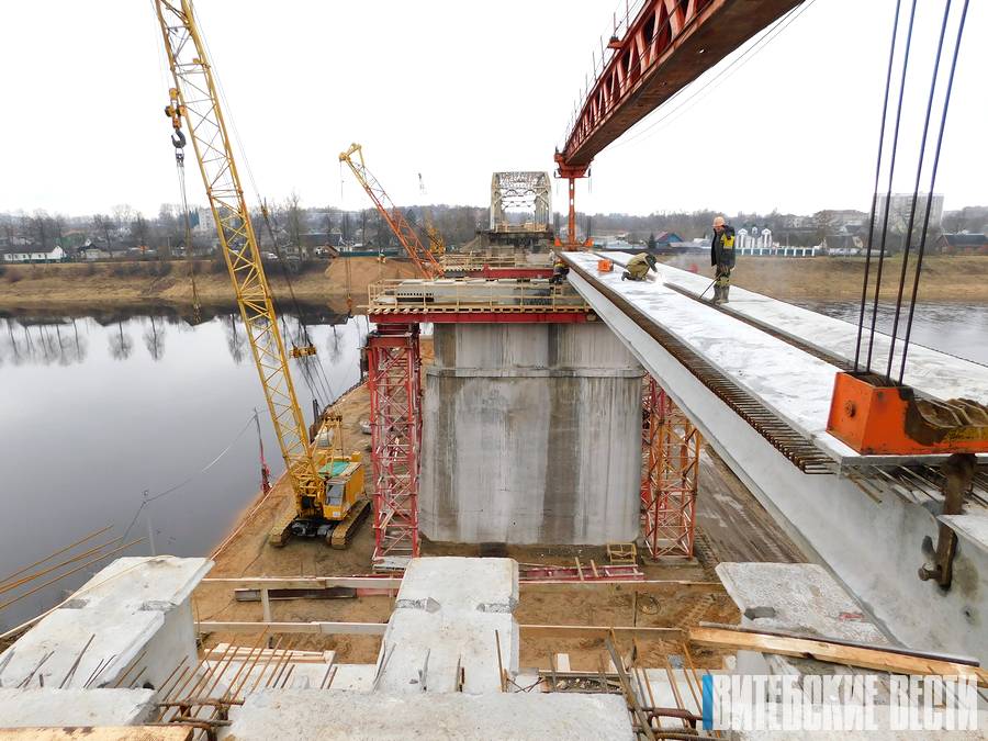 реконструкция моста в Полоцке