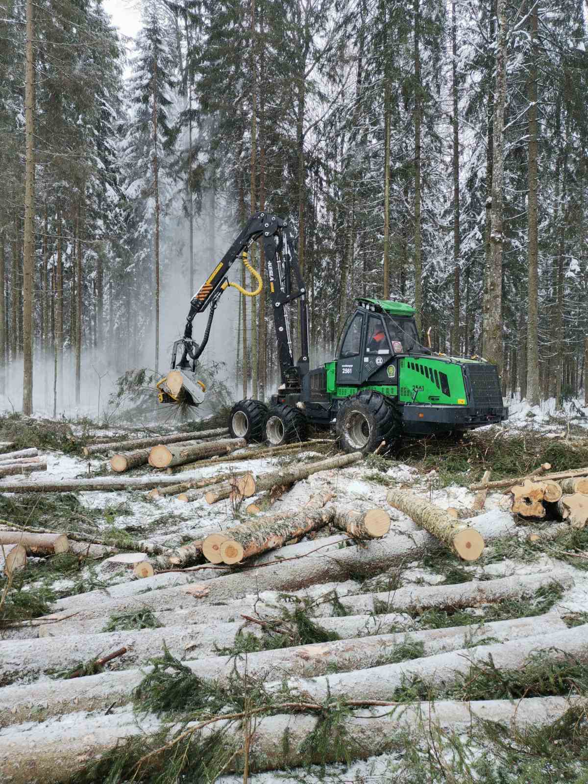 Единственная в стране модель харвестера «Амкодор-2561-01» появилась в  Витебском ГПЛХО