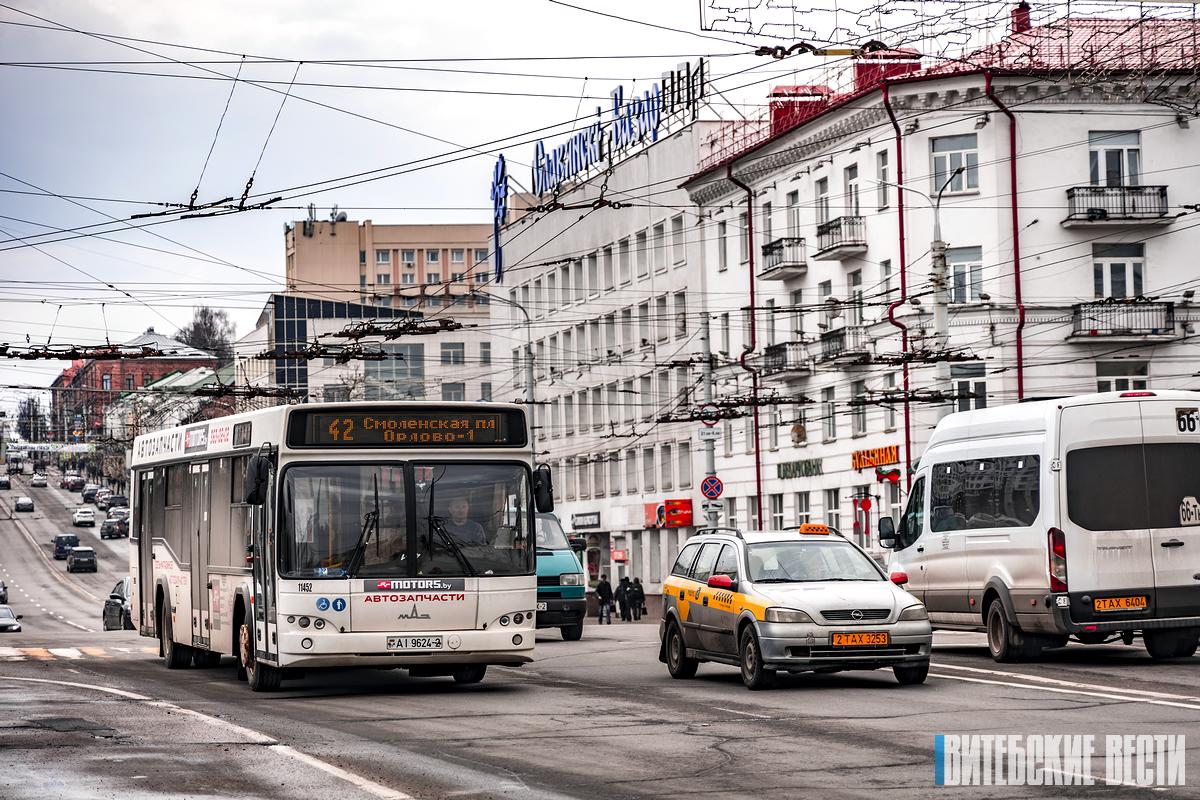 В Витебске отменяется один маршрут общественного транспорта и сокращаются  рейсы еще на трех