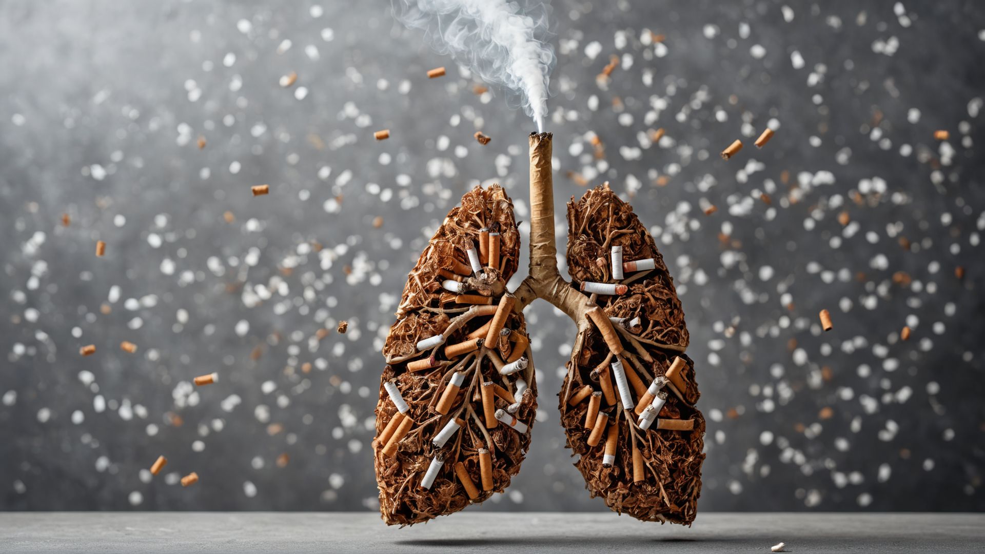 лёгкие курильщика, сигареты, курение, табак