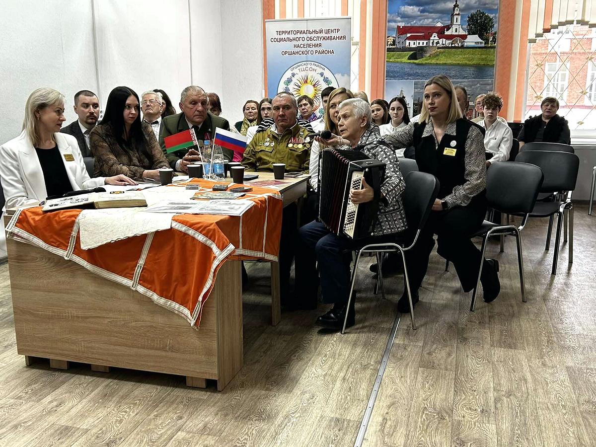 ТЦСОН Оршанского района принял участие в в телемосте, посвященном 35-летию вывода советский войск из Афганистана