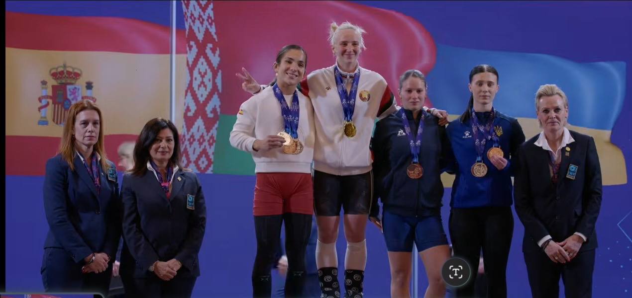 Спортсменка из Витебской области стала абсолютной чемпионкой Европы среди юниоров по тяжелой атлетике