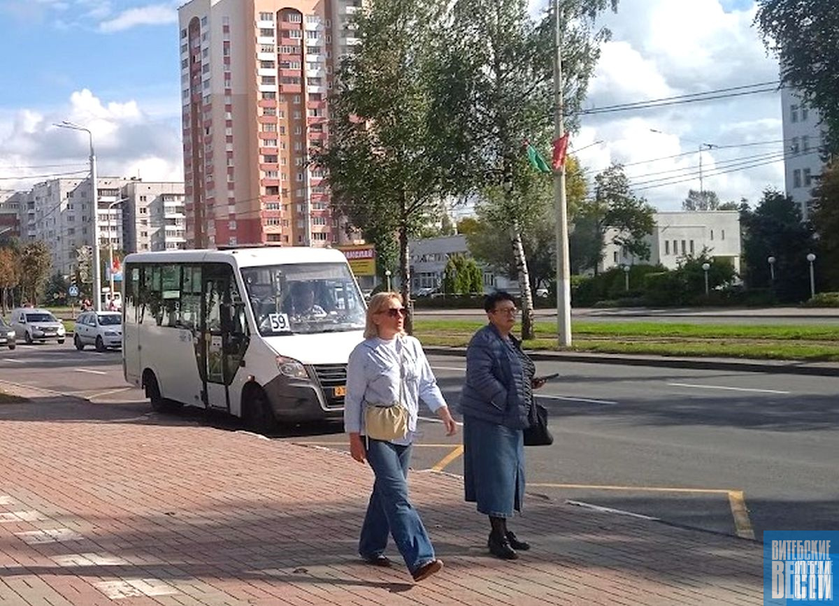 В Витебске с октября изменится путь движения одной городской маршрутки 